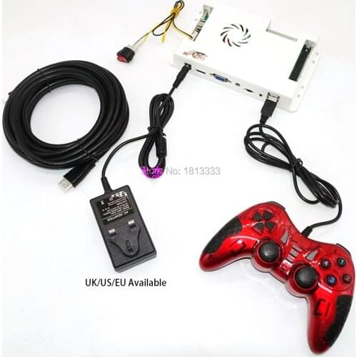 Pandora 3288 in 1 Board WiFi 9H arcade Box Wired Gamepad and Set Usb connect joypad 3D games Web version download games