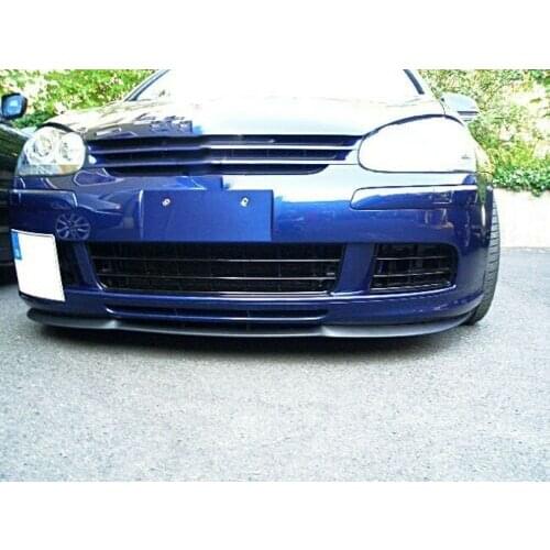 OEM VW Rabbit Golf front bumper insert cupra R front spoiler lip for MK5 Euro spoiler lip universal 3 piece body kit