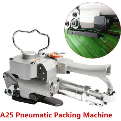 12-25MM Pneumatic Strapper Tensioner Sealer Combination for PP PET Strapping Machine banding machine packing belt hot melt