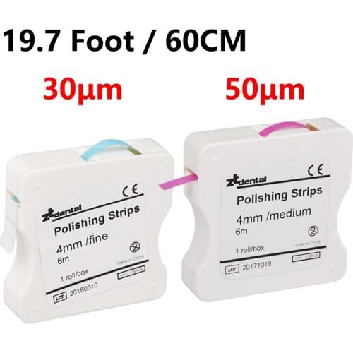 1Roll Dental Polishing Strip 4mm Resin Tooth Interdental Sanding Grinding Teeth Whitening Surface Dental Tool Dentist Material