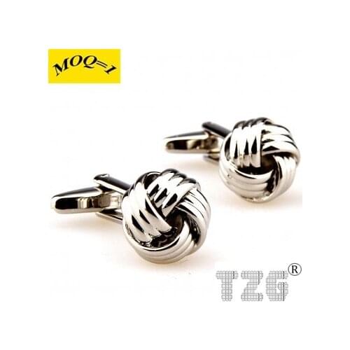 Three Stripe Knots Cufflink Cuff Link 1 Pair Free Shipping Promotion