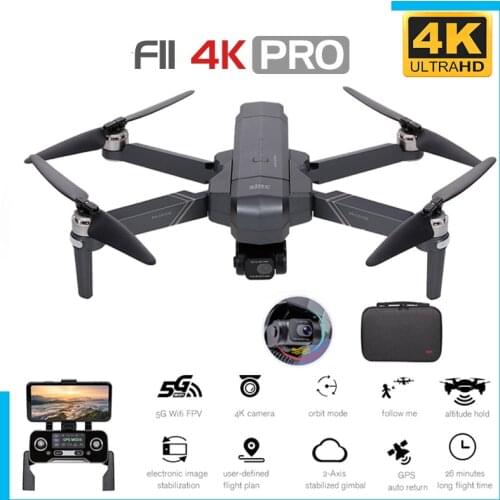 SJRC F11 4K PRO Drone GPS 5G WiFi 2 Axis Gimbal With HD Camera FPV Professional RC Foldable Brushless Quadcopter SG906 PRO 2