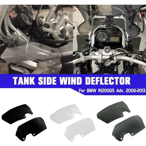 Windscreen Side Panel Fairing Wind Deflector Extender Extension for BMW R1200GS Adventure ADV 06-2013 R1200 GS Accessories Moto