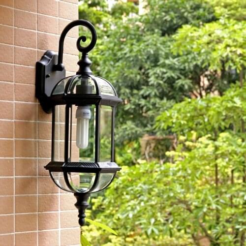 European-style courtyard outdoor waterproof wall lamp living room background wall store decoration simple bedroom lamp WF1224950