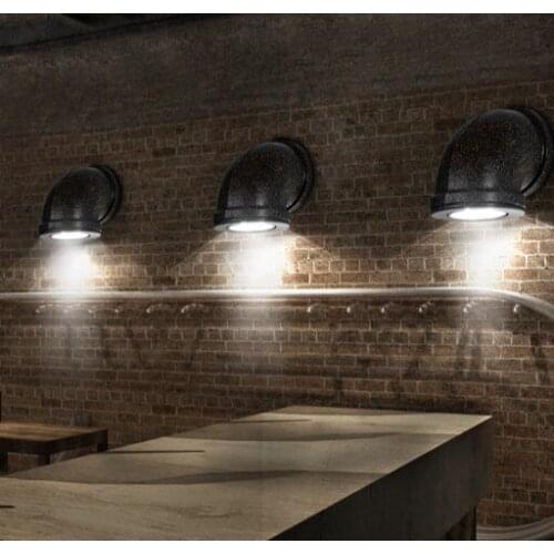 Retro Loft Style Industrial Vintage Wall Light For Home Metal Water Pipe Lamp LED Wall Sconce Indoor Lighting Lampara Pared