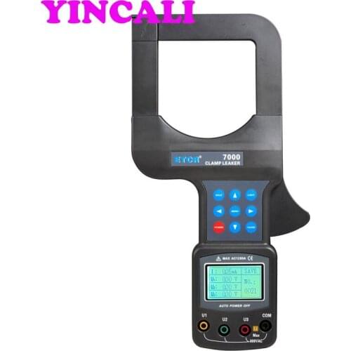 High Accuracy ETCR7000 Large Diameter Clamp Leakage Current Meter Measure AC Leakage Current Three Phase AC Voltage Test