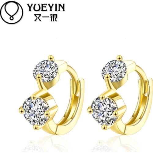 Rose/yellow gold color earrings for women bridal jewelry gold color earrings gift brincos Long Earrings Anti allergy