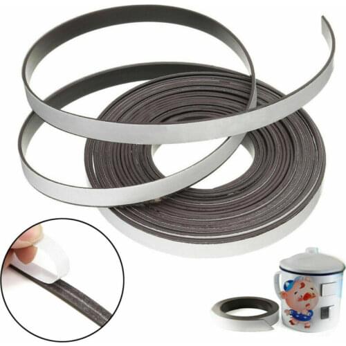 1 Meter Rubber soft magnetic strip self Adhesive Flexible Magnetic Strip Magnet Tape 15 x 1.5mm
