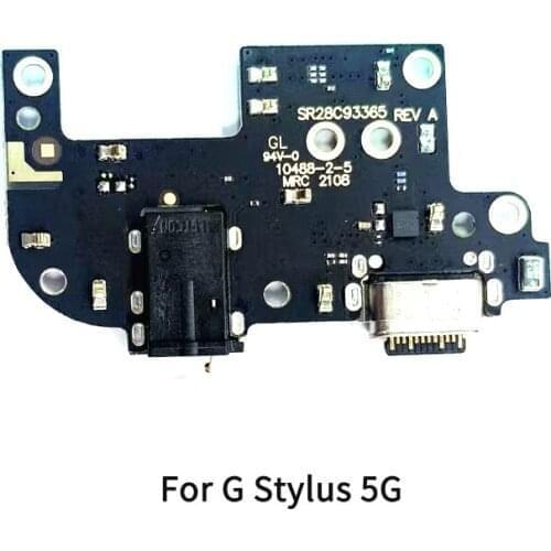 10PCS USB Port Charging Board For Motorola Moto G Stylus 5G / G Stylus 2021 USB Charging Dock Port Flex Cable Repair Parts
