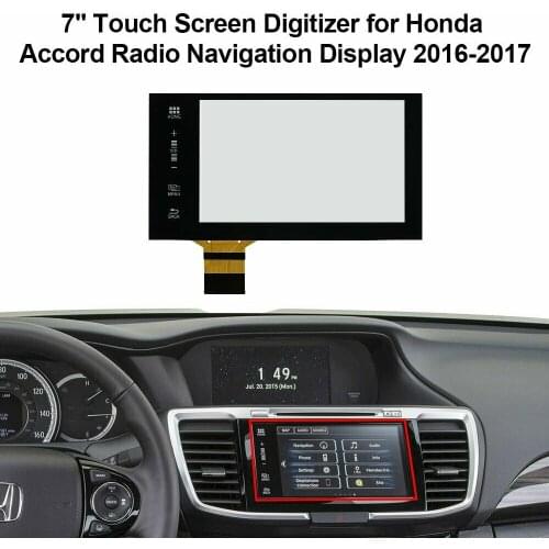 7" GPS Touch Screen Digitizer for Honda Accord Radio Navigation LCD Display 2016-2017