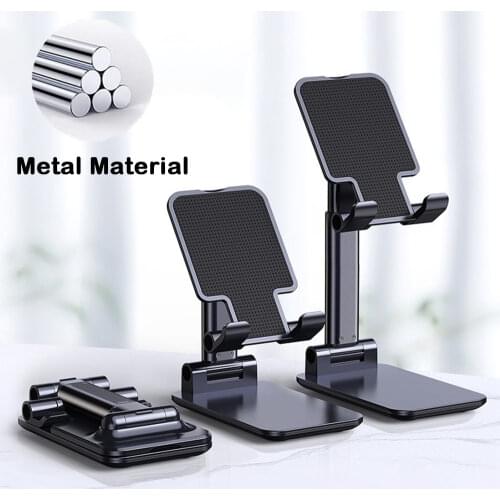 YelWong Phone Holder Portable Tablet Holder iPad Stand Desktop Bracket Adjust Foldable Stand for iPhone Samsung Xiaomi Huawei