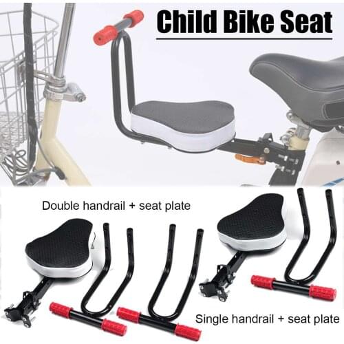Detachable Child Bicycle Safty Universal Bicycle Child Front Seat Safe Stable Bicycle Carrier Baby Chair For 2-7 years old Kids