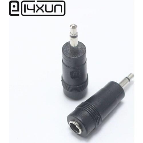EClyxun 1pcs/lot 5.5*2.1mm female jack to 3.5mm 2pole Mono Male plug DC Power Connector Adapter DC Power Conversion Head
