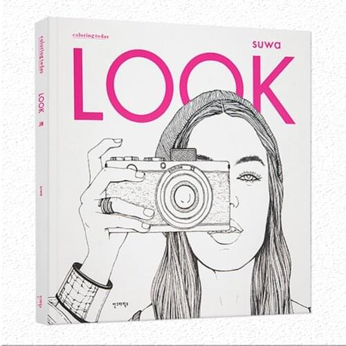 Coloring Book Hand-Painted Graffiti Book National Style Character Coloring Book Adult Pregnant Women Decompression Book Drawing