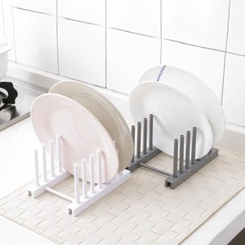 Kitchen Organizer Pot Lid Rack Extended Stainless Steel Spoon Plate Holder Shelf Cooking Dish Tray Stand Accessories Storage