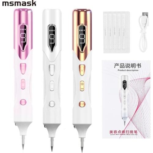 9 Level LCD Face Skin Dark Spot Remover Mole Tattoo Removal Laser Plasma Pen Machine Facial Freckle Tag Wart Removal Beauty Care