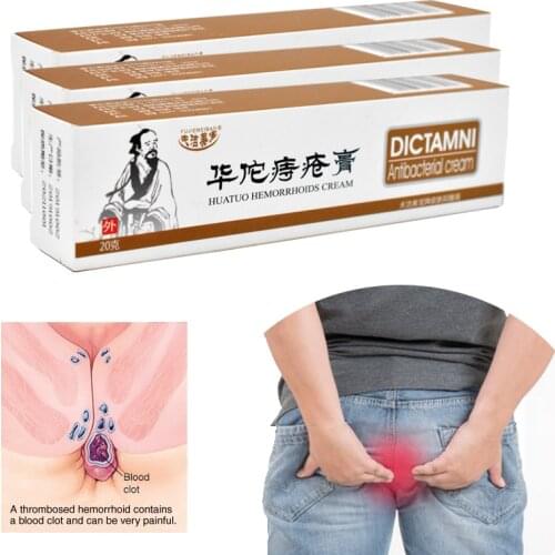 1Pcs Hemorrhoids Ointment 100% Original Vietnam Chinese Cream Painkiller Pain Relief External Anal Fissure Medical Plaster P1002