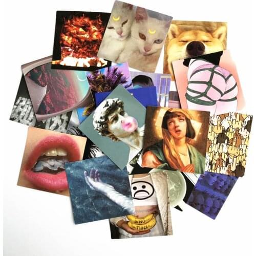 TD ZW 20Pcs/lot Fashion Street Style Cool Stickers For Car Laptop Luggage Snowboard Bicycle Phonecase Skateboard Decal Sticker