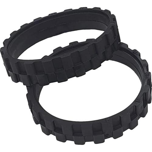 Tire skin for IROBOT ROOMBA Wheels Series 500, 600, 700, 800 and 900 Anti-Slip, Great Adhesion and Easy Assembly