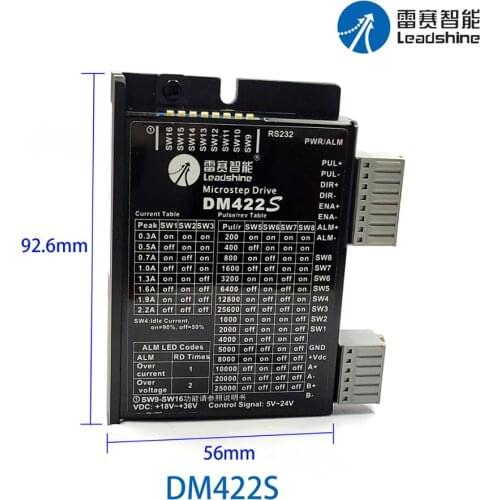 Original Leadshine DM422S 35 Stepper Motor Driver NEMA14 Stepper Motor Driver