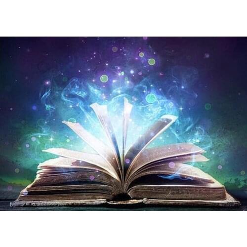 Full Square/Round 5D DIY Diamond Painting Magic books pictures Of Rhinestones Mosaic Diamond Embroidery home decoration FG1710