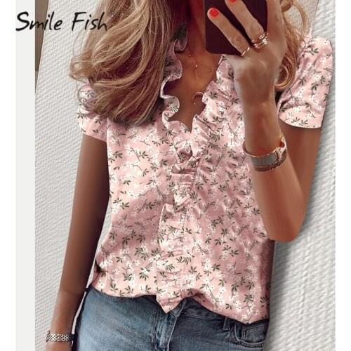 Женские рубашки SMILE FISH China At AliExpress