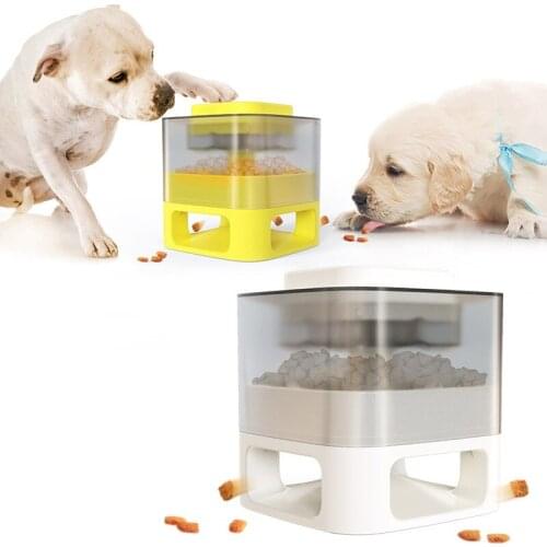 Dog Bowls Pet Supplies Catapult Puzzle Training Slow Food Spiller Dog Toy Catapult for Dogs Great Alternative to Slow Feeder