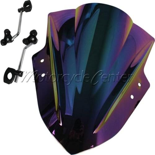 Universal Wind Deflector Windshield Windscreen For Benelli TNT 600 1130 899 BN600i BJ600 BJ 600 300 250 BN 302 251 Black Iridium