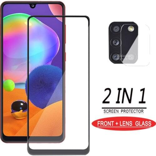 2-in-1 camera protector for samsung galaxy a21 a31 glass protective sansung a31 a 21 samsong a21 a 31 case 6.4 inches flim