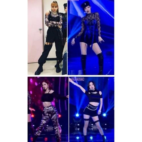 Girls Group Jazz Clothes Nightclub Female Singer Stage Performance Costumes Women Gogo Pole Dance Clothing Rave Outfits DWY6118