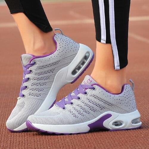 Women Casual Shoes Fashion Breathable Walking Mesh Lace Up Flat Shoes Ladies Sneakers Women 2020 Tenis Feminino Pink Black Shoes