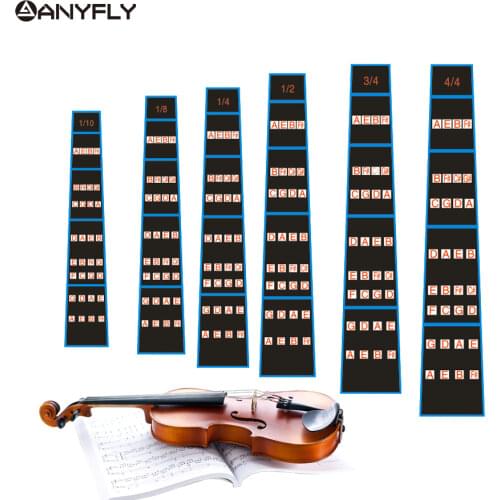 1 Pcs Violin 4/4 3/4 1/2 1/4 1/8 or 1/10 Practice Fiddle Finger Guide Sticker Fingerboard Fretboard Indicator Position Marker
