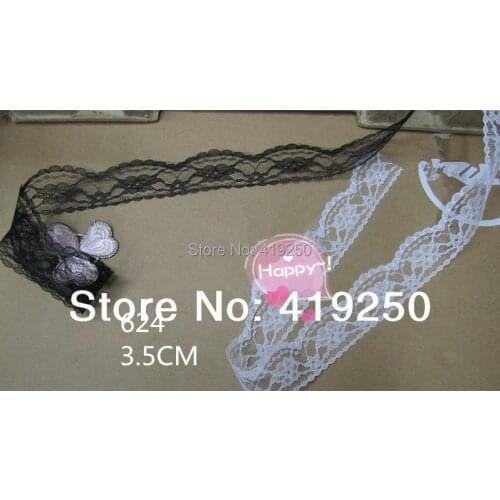 300yard 3.5cm wide Handicrafts Net Lace Trim Ribbon Flat Lace Trim Gorgeous Wedding Crafts Sewing