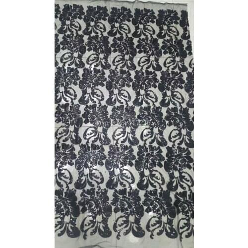 African Lace Fabric With sequins flower JRB-81040 Guiure Lace Embroidery French Mesh Tulle Laces