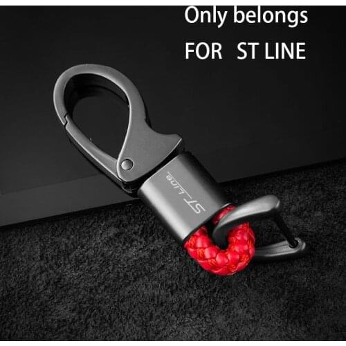 Quality trinket/Metal Car Emblem Key ring keychains car keychain With Logo Keyring for ford focus Vignale stline car Accessory