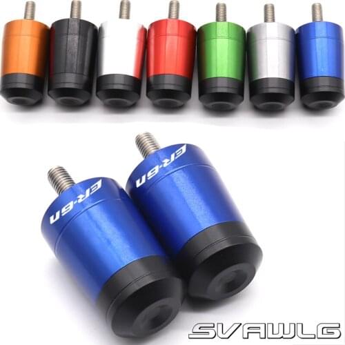For KAWASAKI NINJA 650 ER6N ER-6N 2006-2017 2016 2015 2014 Motorcycle CNC Accessories Handlebar Grips Bar Ends Cap Cover Slider