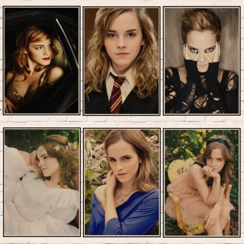 Emma Watson classic movie film poster/kraft paper/Retro BAR Poster/decorative painting 01