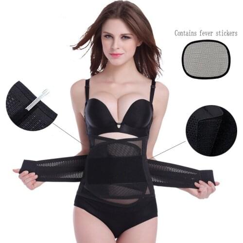 Waist Trainer Corset Slimming Belt Body Shapers Slim Waist Trainer Postpartum Shapewear Bodysuit Magnetite Waistband With Fever