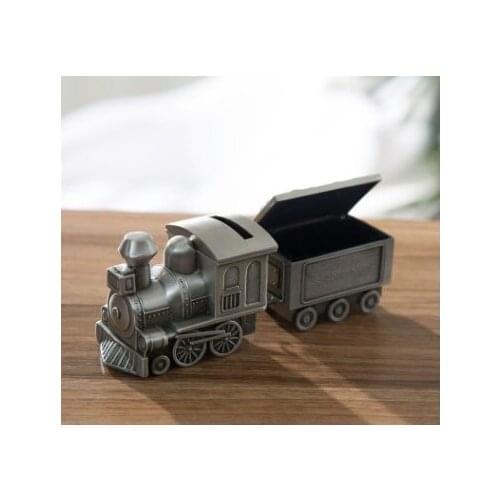 Creative gift decoration, coal transportation, coin storage in piggy bank