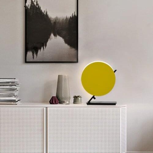 Macaron decorative musical table lamp Nordic modern minimalist living room typhoon bedroom bedside study table lamp