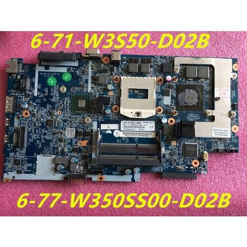 6 71 W3S50 D02B Laptop Motherboard FOR Hasee k660e W350S MAINBOARD WITH GTX860M 6-77-W350SS00-D02B 100% TESED OK