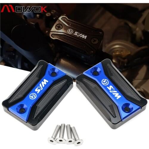 2020 NEW Motorcycle CNC Aluminum Brake Fluid Fuel Reservoir Tank Cap Cover For SYM JOYMAX Z300 GTS300i CRUISYM300 2017-2020