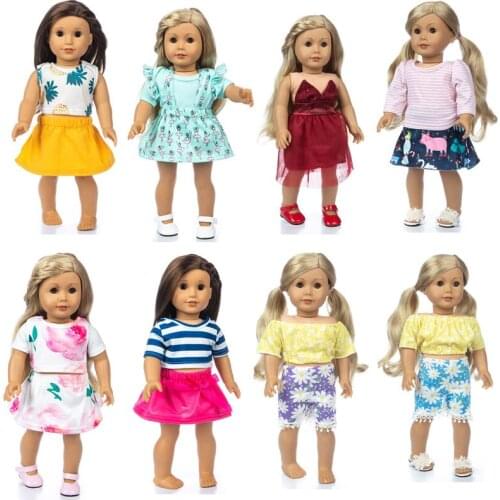 New hot dress suits Fit For American Girl Doll 18 Inch Doll Clothes , Shoes are not included