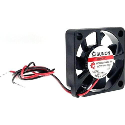 New DC 5V Cooling Fan 30mm 3cm,MC30060V1-000C-A99 Slim 6mm 30X30X6mm 0.56W 9500RPM 4.9CFM 3006 VAPO Bearing Mini Micro Fans