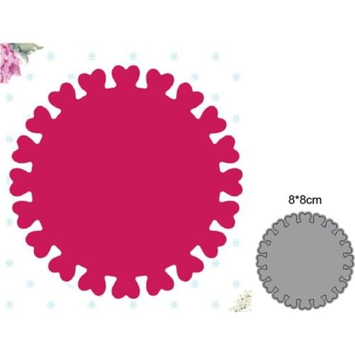 Circle Frame Cutting dies New 2021 Metal Cutting Dies For Scrapbooking and Card Making Decorative Embossing Die Cut Craft dies