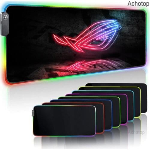 RGB ASUS Mouse Pad Gaming Computer Mousepad ROG RGB Large Mouse Mat Gamer Mousepad Carpet Big Led Mouse Carpet PC Play Desk Mat