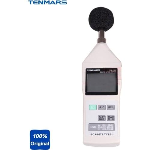 Sound Level Tester Noise Meter 30~130dB 2000 Readings TM101