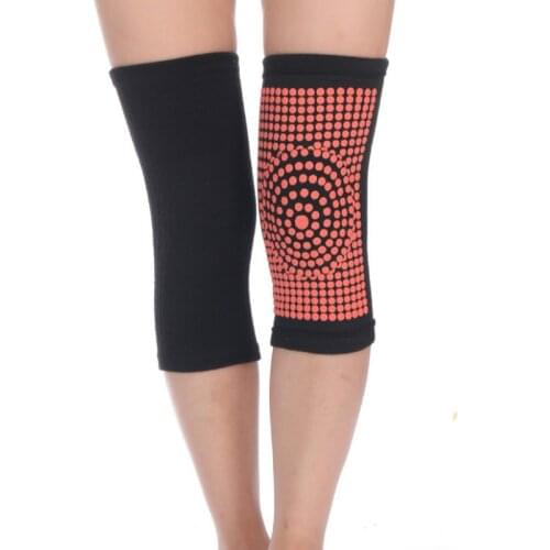 1Pair Tourmaline Self Heating Knee Pads Magnetic Therapy Knee Brace Warm Support for Arthritis Joint Pain Relief Injury Recovery