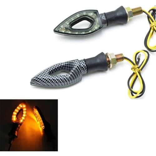 1 Piece 12 LED Turn Signal Motorcycle Turn Signals Light LED Tail Lights Indicators for Moto Motorbike Motorcycle Accessories
