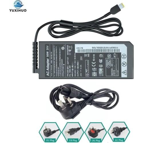 20V 4.5A 90W Square Needle AC Power Adapter Laptop Charger For Lenovo IdeaPad U530 Z50-70 Z510 Z710 G700 G500 G505s G510 S210